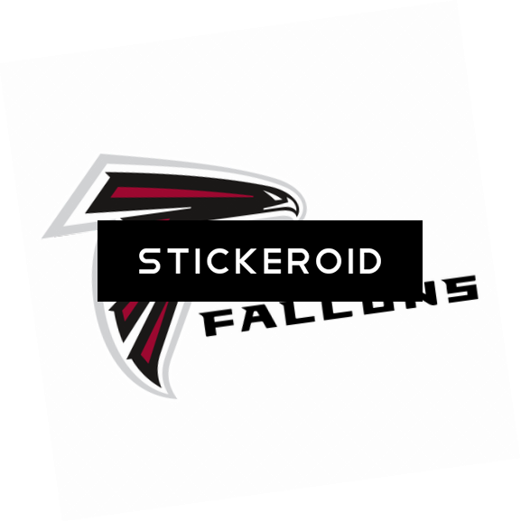 Atlanta Falcons Football - Atlanta Falcons 2-pack Car Magnet Set (577x578), Png Download