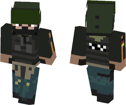 Rainbow Six Siege - Minecraft Skin Spider Man Homecoming (584x497), Png Download