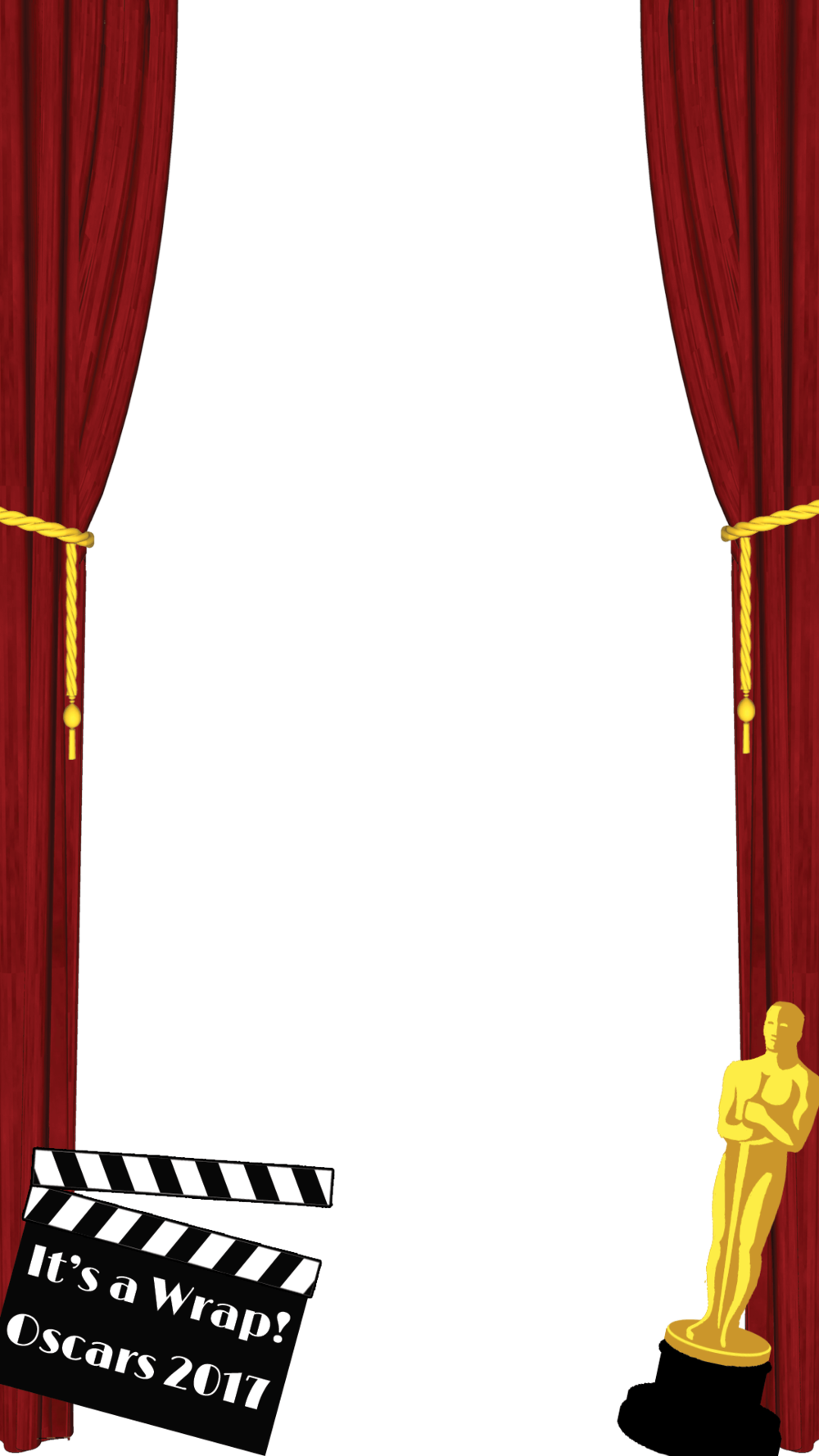 Oscar Geofilter Final - Theater Curtain (1000x1778), Png Download