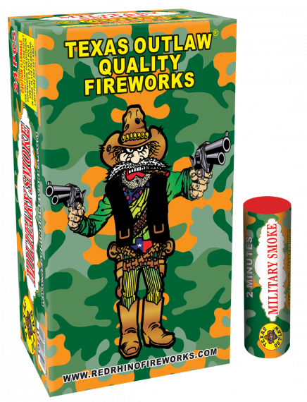 7" Military Smoke - Texas Outlaw Fireworks (436x570), Png Download