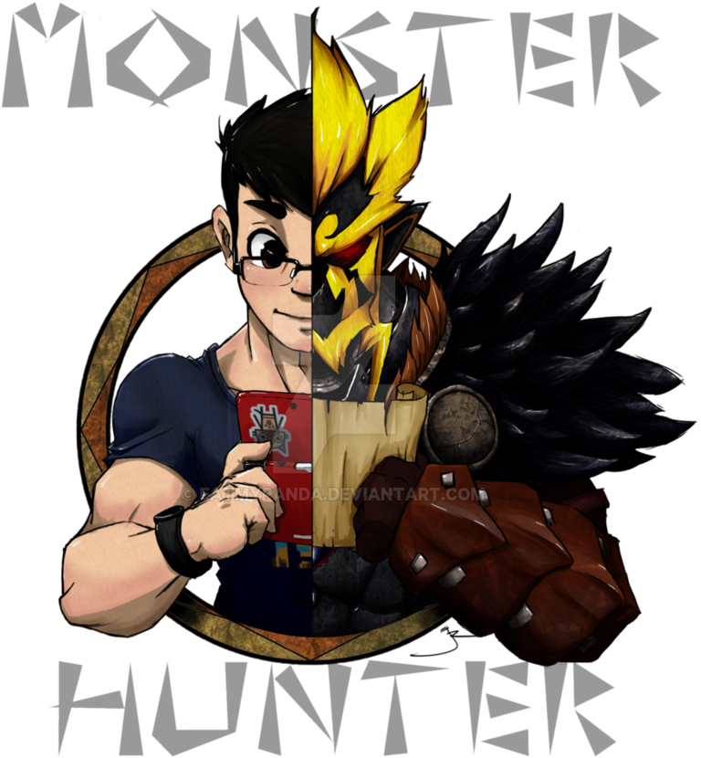 Monster Hunter Shirt Design By Eatmypanda Monster Hunter - Cute Monster Hunter Fanart (894x894), Png Download
