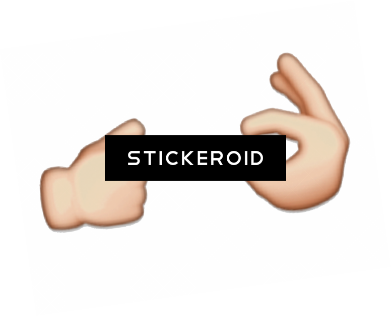 Hand Emoji - Tan (776x626), Png Download