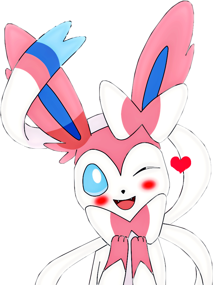 Sylveon Sticker - Cute Sylveon (739x986), Png Download