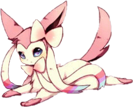 Sylveon Kawaii (465x373), Png Download