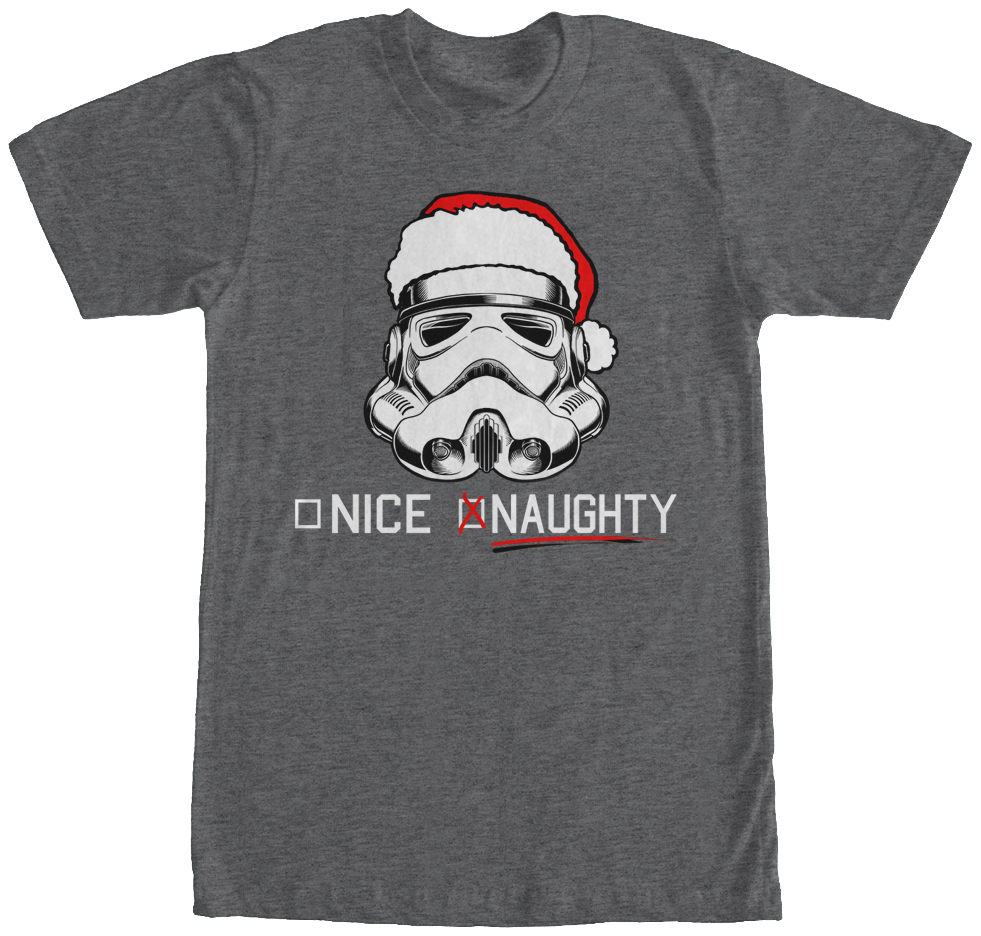 Star Wars Naughty Stormtrooper Christmas T-shirt - Chewbacca Loyalty T Shirt (981x936), Png Download