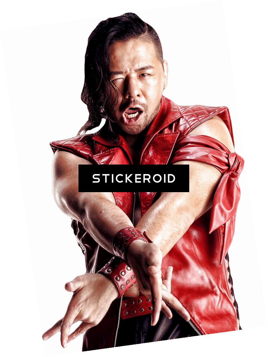 Shinsuke Nakamura Wwe - Action Film (871x1163), Png Download
