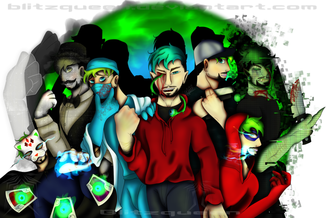 #anti #antisepticeye #chica #daniel #danisnotonfire - Jacksepticeye (1095x730), Png Download