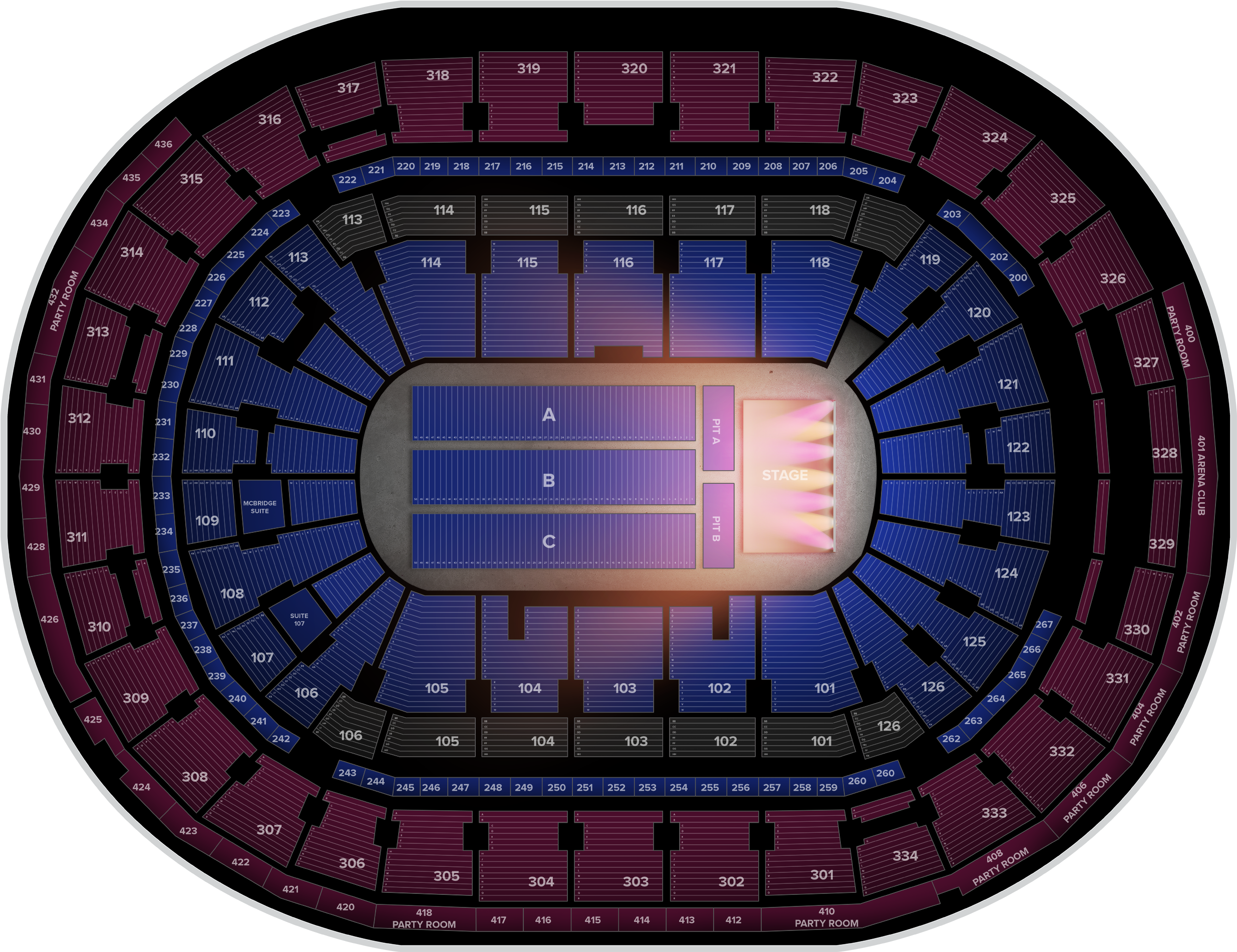 Enterprise Center St Louis Concert (2560x1936), Png Download