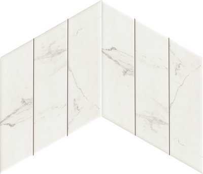 Calacatta-chevron - Chevron Corporation (400x342), Png Download