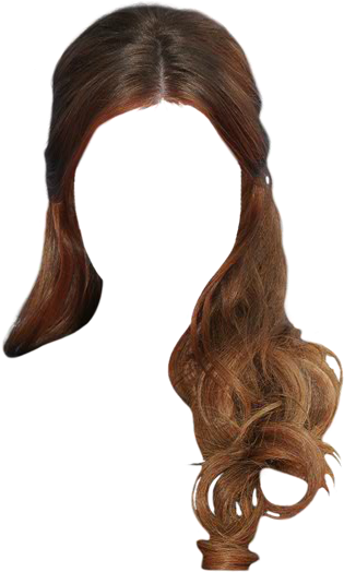 Holland Roden Long Curly Casual Half Up Hairstyle With - Lace Wig (521x625), Png Download
