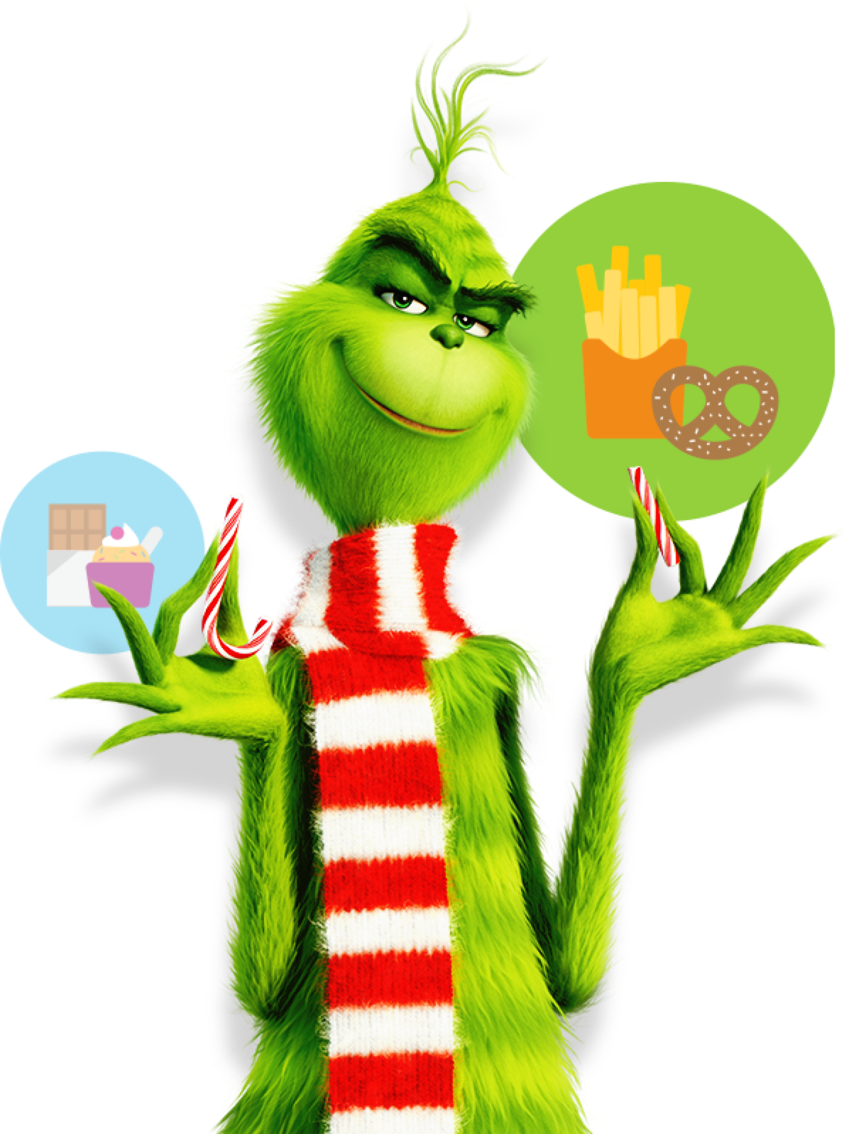 Download Hd The Grinch Breaks A Sweet Candy Cane Grinch Transparent Png Image Nicepng Com