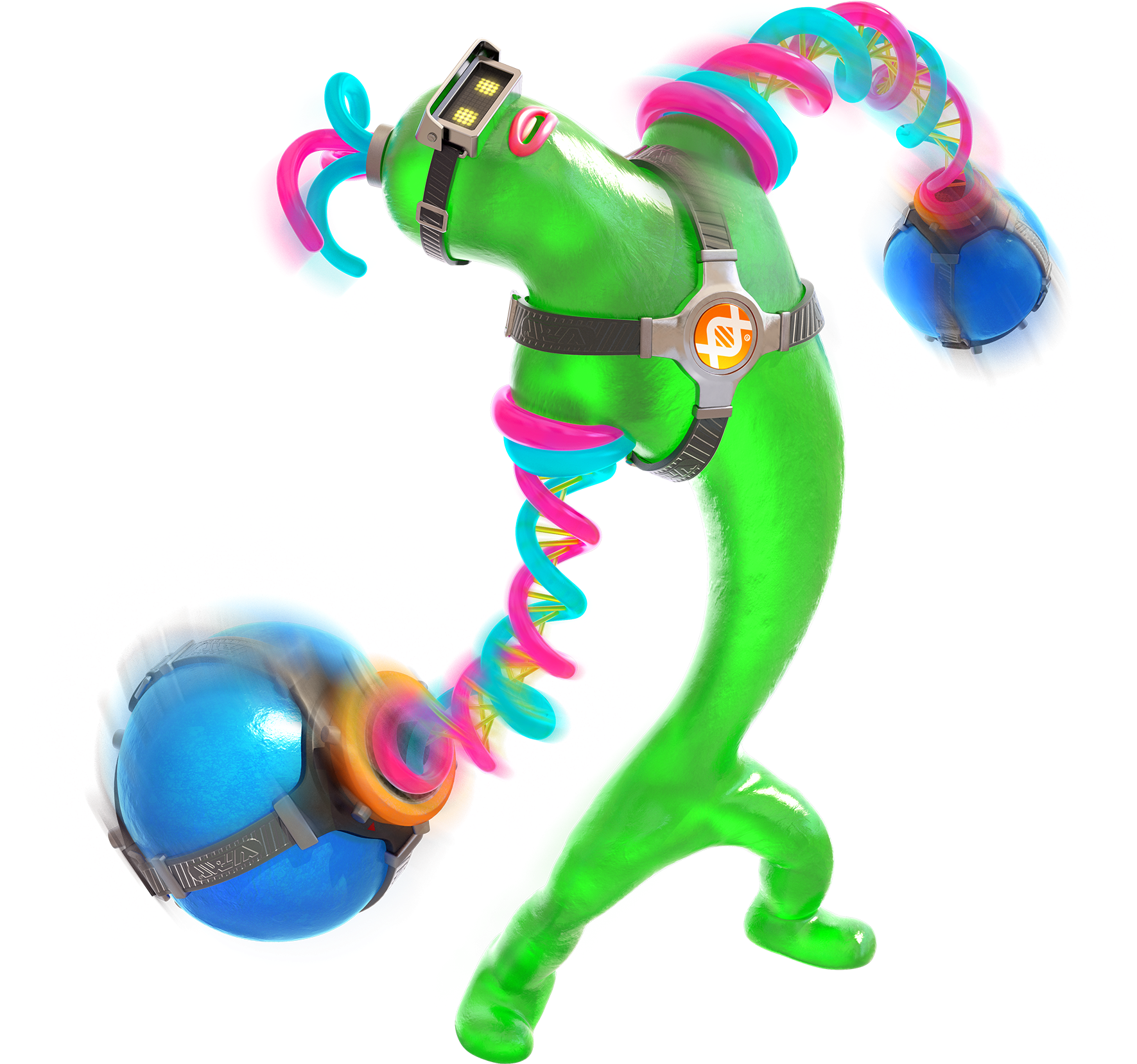 Craig Majaski - Nintendo Switch Arms Characters (1850x1701), Png Download