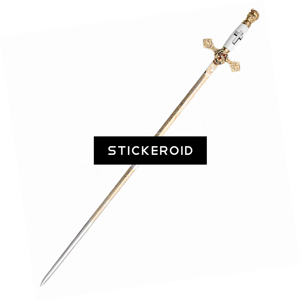 Knight Sword - Cross (959x960), Png Download