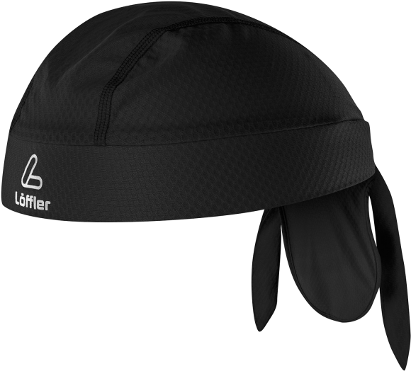 18038990 - Loeffler Bandana Mesh Black, Beanie (size One Size (600x600), Png Download