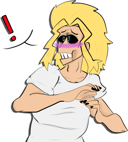 Demon Might My Friend Said She Liked My Toony Style - Cartoon (500x504), Png Download