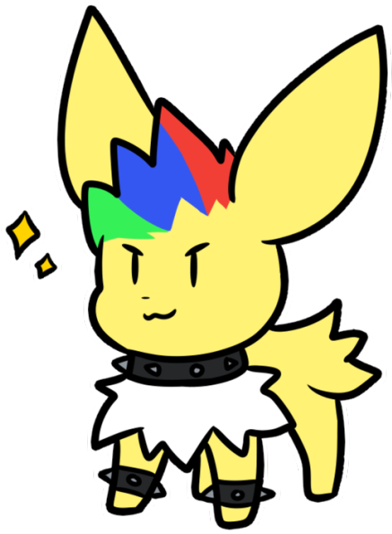Smol Punky Boy - Cartoon (540x635), Png Download