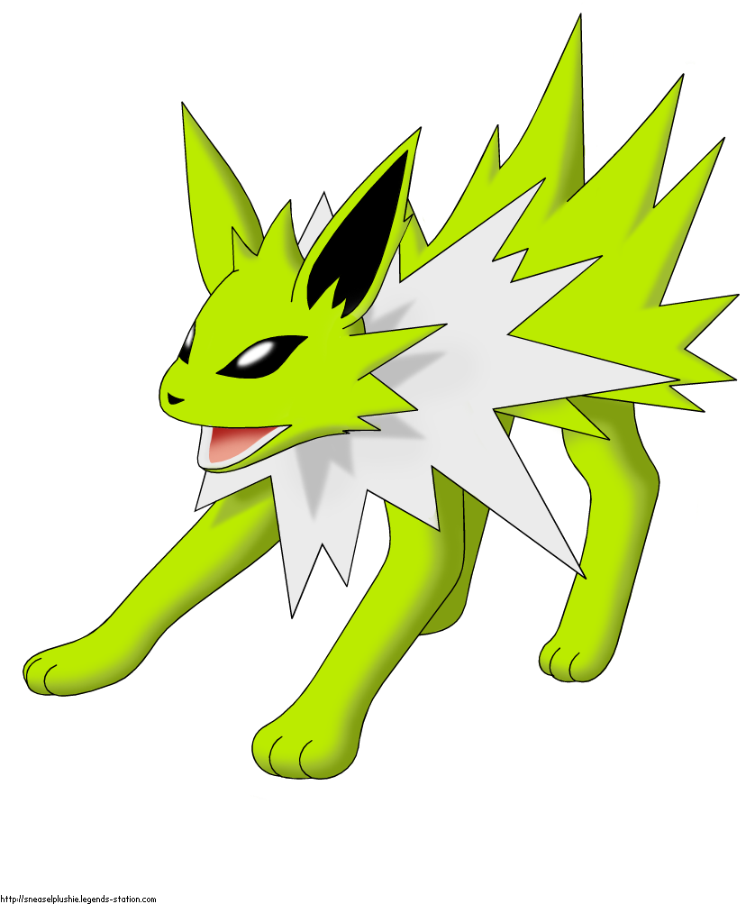 Jolteon - - Shiny Jolteon (850x1100), Png Download