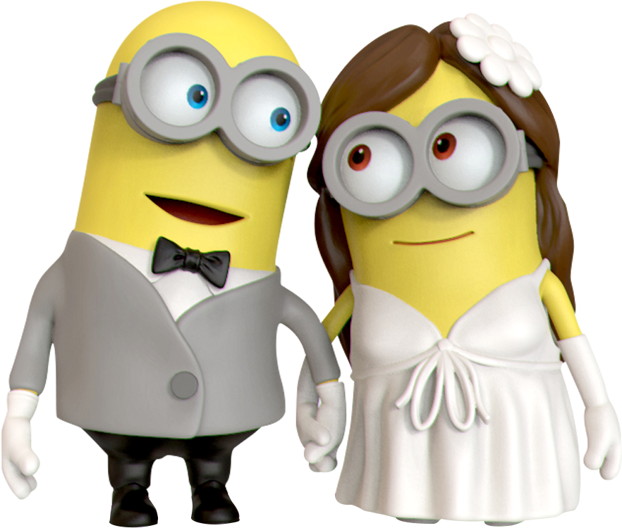 Wallpaper Aljanh - Minion Wedding Png (960x866), Png Download