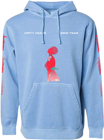 Swimmers Hoodie - Dirty Heads Swim Team Sweatshirt (600x600), Png Download