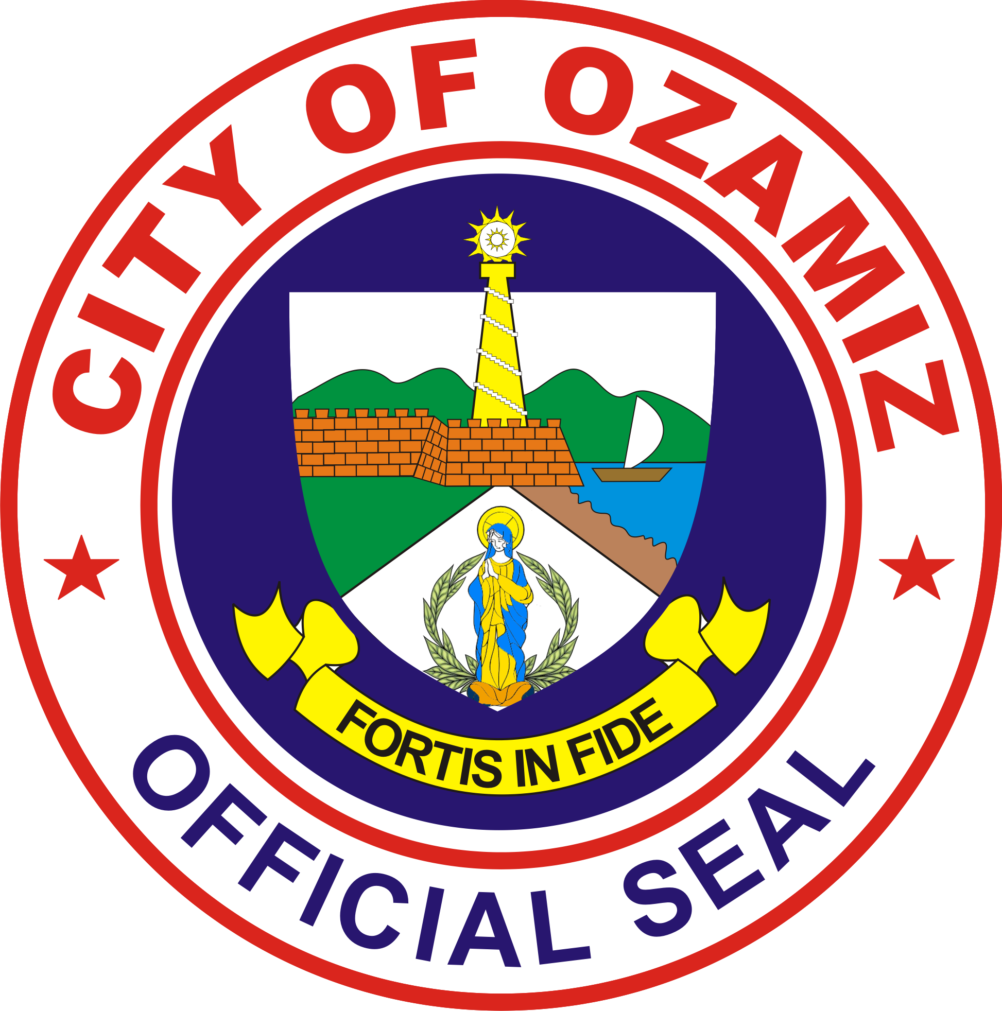 Ozamiz City Seal - Ozamiz City Official Seal (1946x1964), Png Download