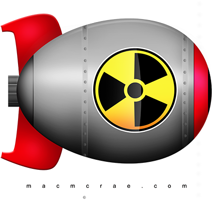 Wars Clipart Nuke - Nuclear Bomb Clipart (450x415), Png Download