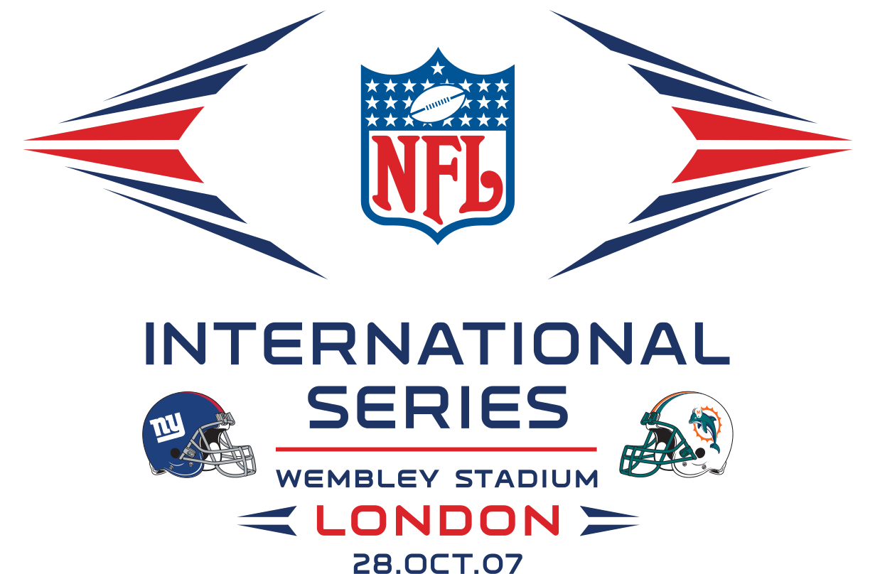2007 Nfl International Series - Giants Vs Dolphins Logos (1280x855), Png Download