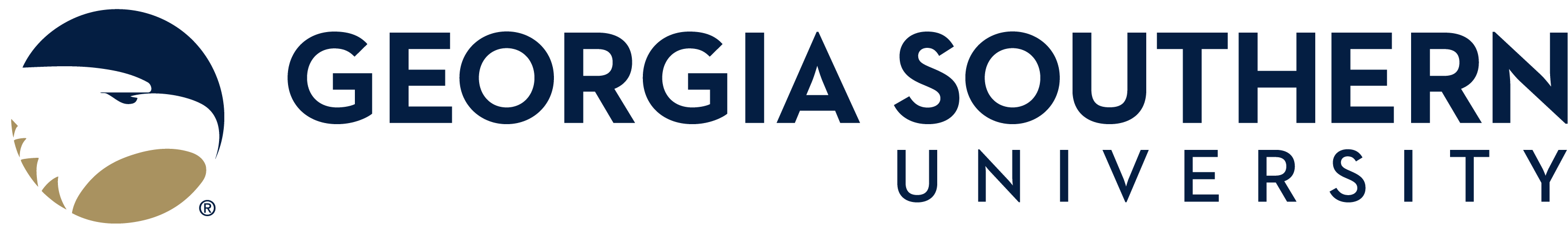 Georgia Southern Logo 2018 (3300x767), Png Download