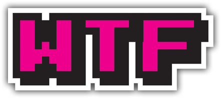 Pixel Wtf - Sticker Wtf (510x510), Png Download