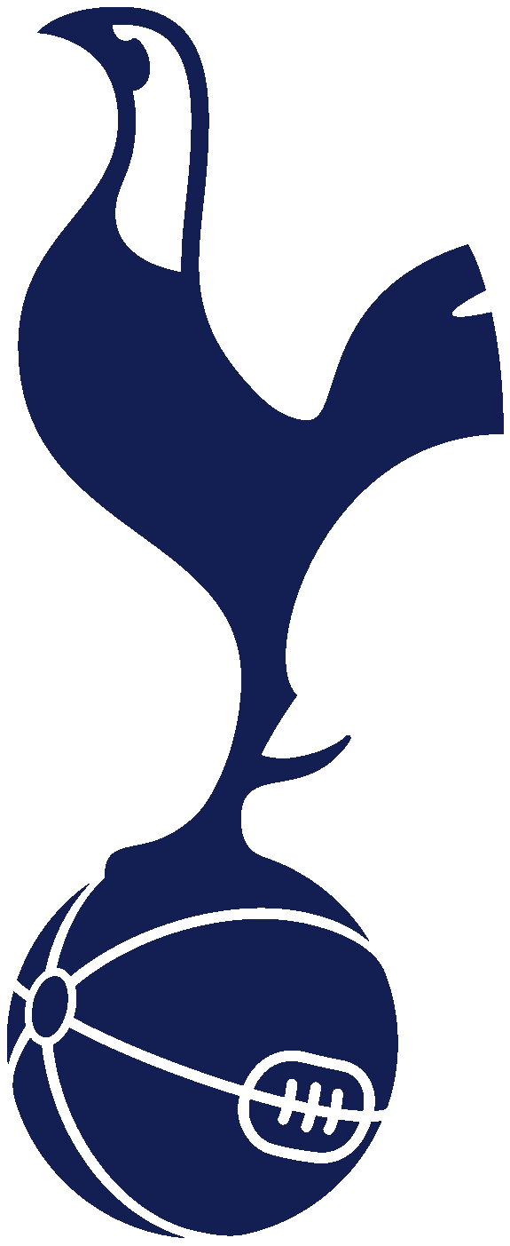 Tottenham Hotspur Football Club Logo - Tottenham Hotspur Svg (575x1403), Png Download
