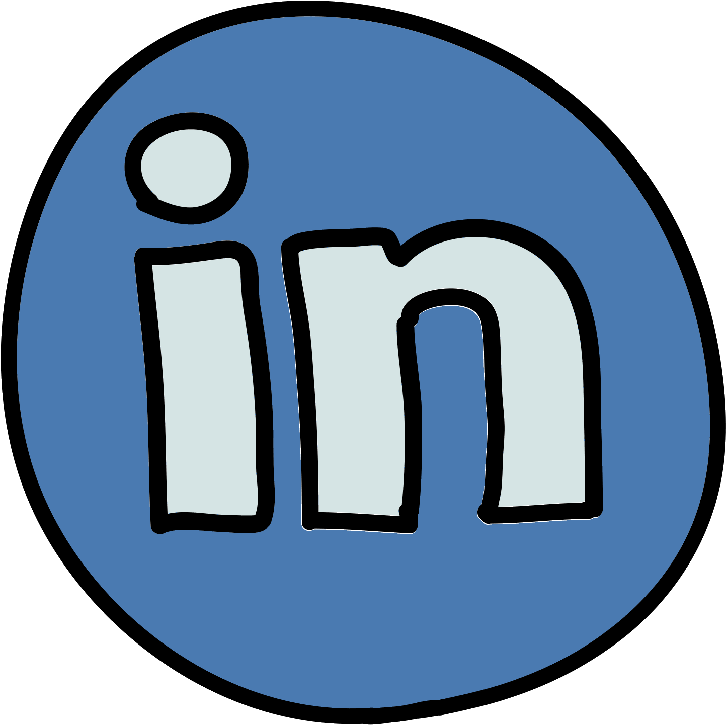 Linkedin Entouré Icon - Elinchrom Filter 44cm Diffuser Gel Pack 5 (1600x1600), Png Download