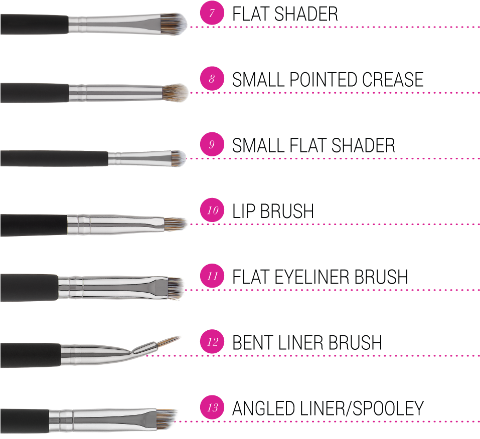 Studio Pro Brush Set - Pointed Crease Bh Cosmetics Studio Pro Brush 5 (960x960), Png Download