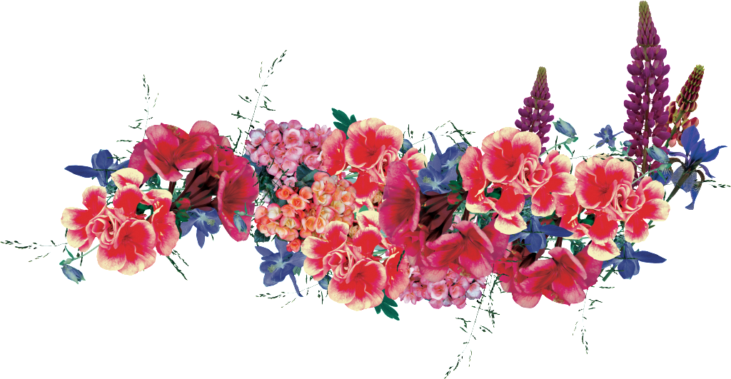 Hand-painted Flowers, Glazed Lace Png Transparent - Portable Network Graphics (1024x531), Png Download