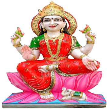 Lakshmi - God Dhanalakshmi Png (360x360), Png Download