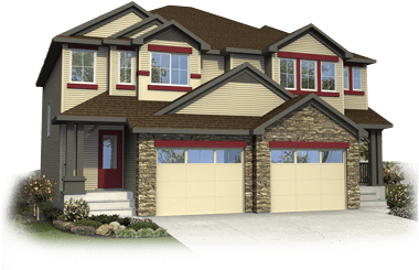 Duplex - Duplex House Png (385x329), Png Download