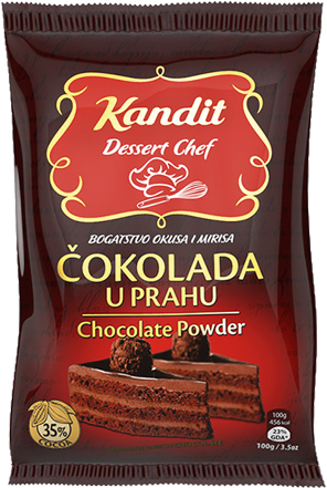 Kandit Dessert Chef Chocolate Powder - Cocoa Powder Kakao Prah 100g (kandit) (643x469), Png Download