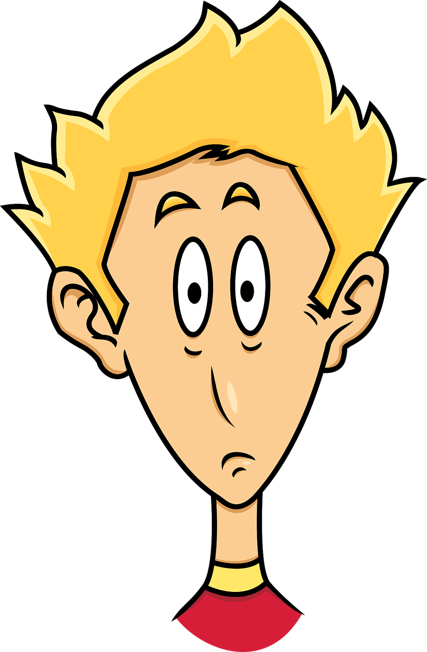 Blond Caricature Comic Png Image - Rubio Caricatura (838x1280), Png Download