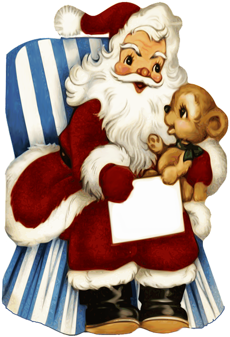 Santa Claus Png 15, Buy Clip Art - Zazzle Vintages Weihnachten Tough Iphone 6 Plus Hülle (482x720), Png Download