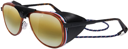 Glacier Ski Sunglasses - Vuarnet Sunglasses Vl 1315 Acetate - Metal Transparent (800x800), Png Download