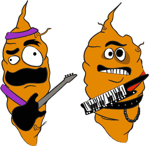 Gettin' Outa Hand With The Yam Jam Everybody The Keytar - Drawing (589x564), Png Download