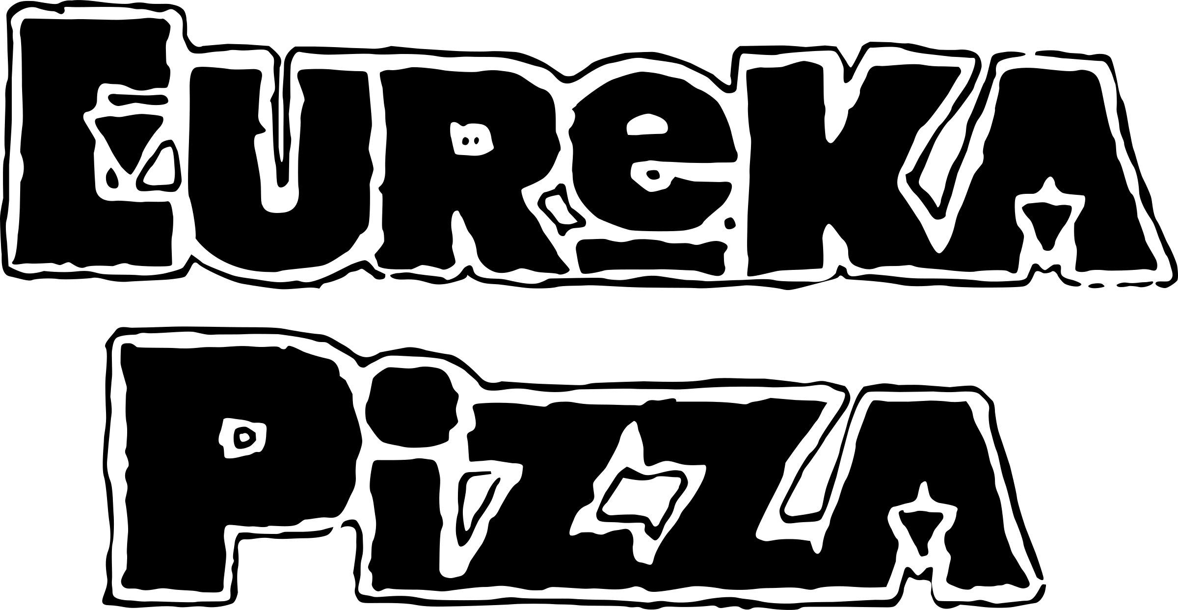 Eureka Pizza Logo Png Transparent - Illustration (2400x1243), Png Download