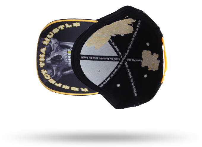 Black 6 Panel Embroidery Baseball Cap Printed Cap With - Emblem (870x555), Png Download