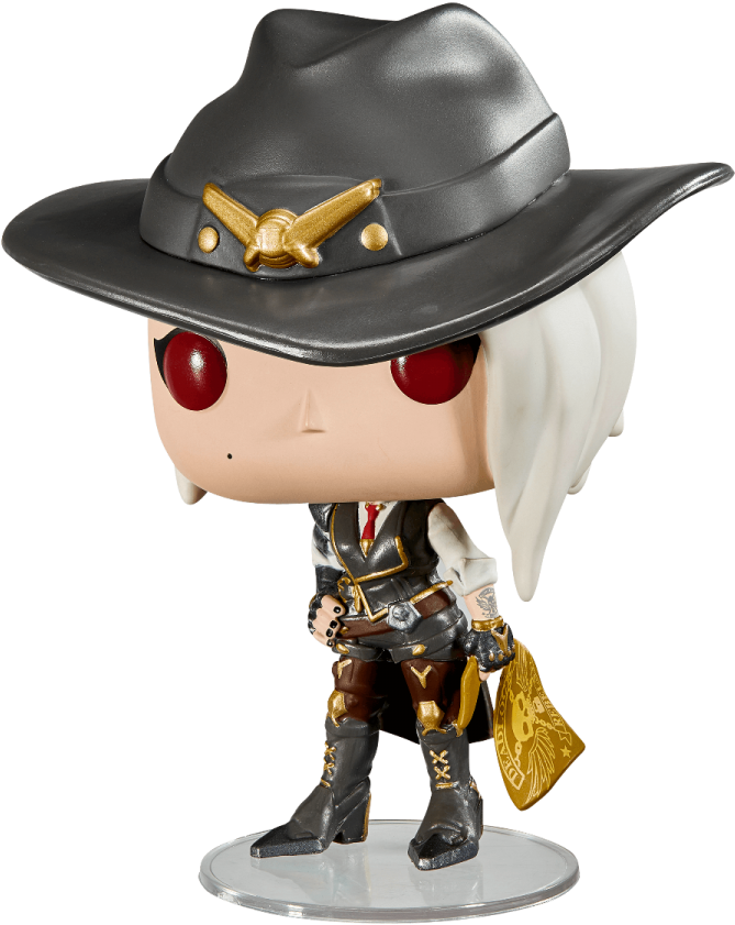 Blizzard Exclusive - Ashe Funko Pop Overwatch (900x900), Png Download