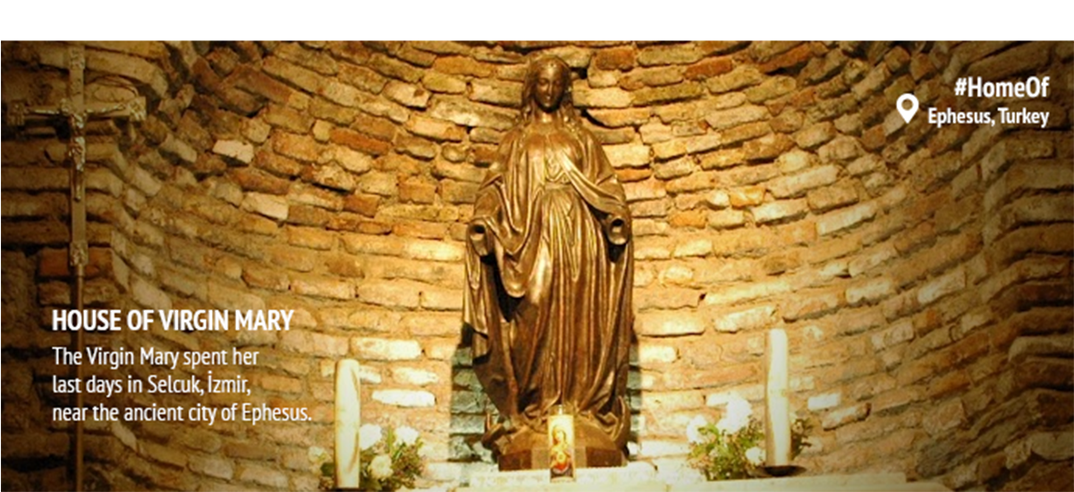 Culture & Art - House Of The Virgin Mary (1200x696), Png Download