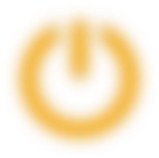 Orange Power Button Svg Clip Arts 600 X 600 Px (600x600), Png Download