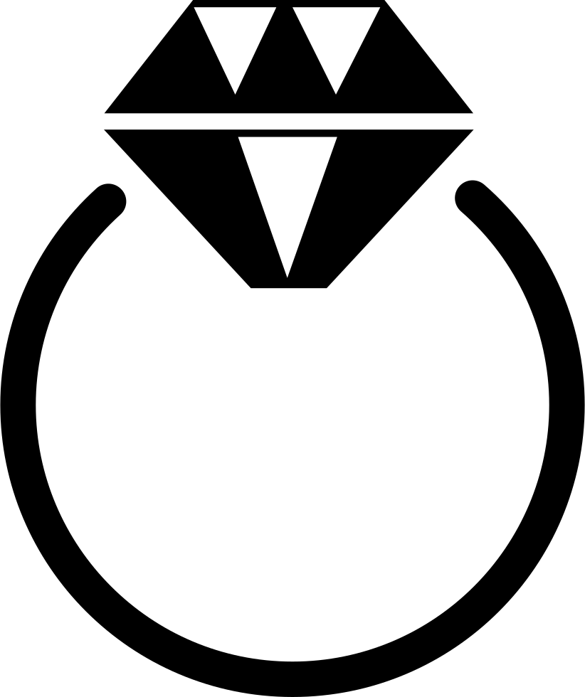 Diamond Ring Comments - Diamond Ring Icon Png (822x980), Png Download