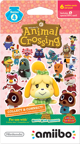 Animal Crossing Series - Animal Crossing Amiibo Cards Series 4 (640x480), Png Download