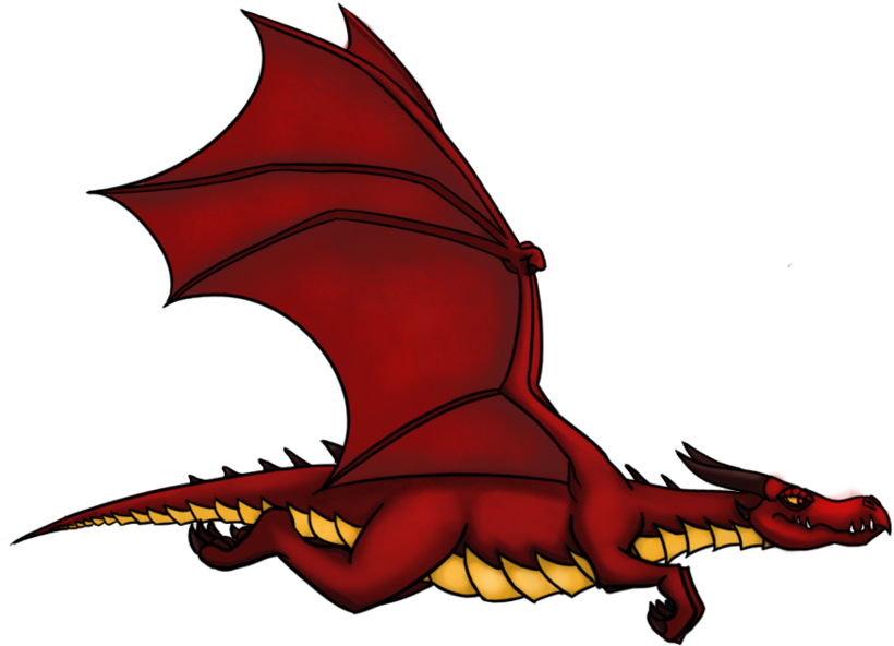 Go To Image - Flying Dragon Gif Png (822x972), Png Download