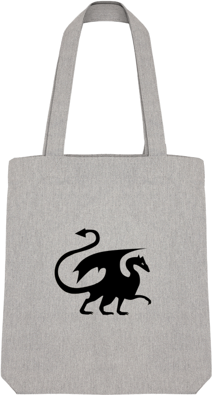 Tote Bag Stanley Stella Dragon Silhouette Par Raccoon - Bag (690x850), Png Download