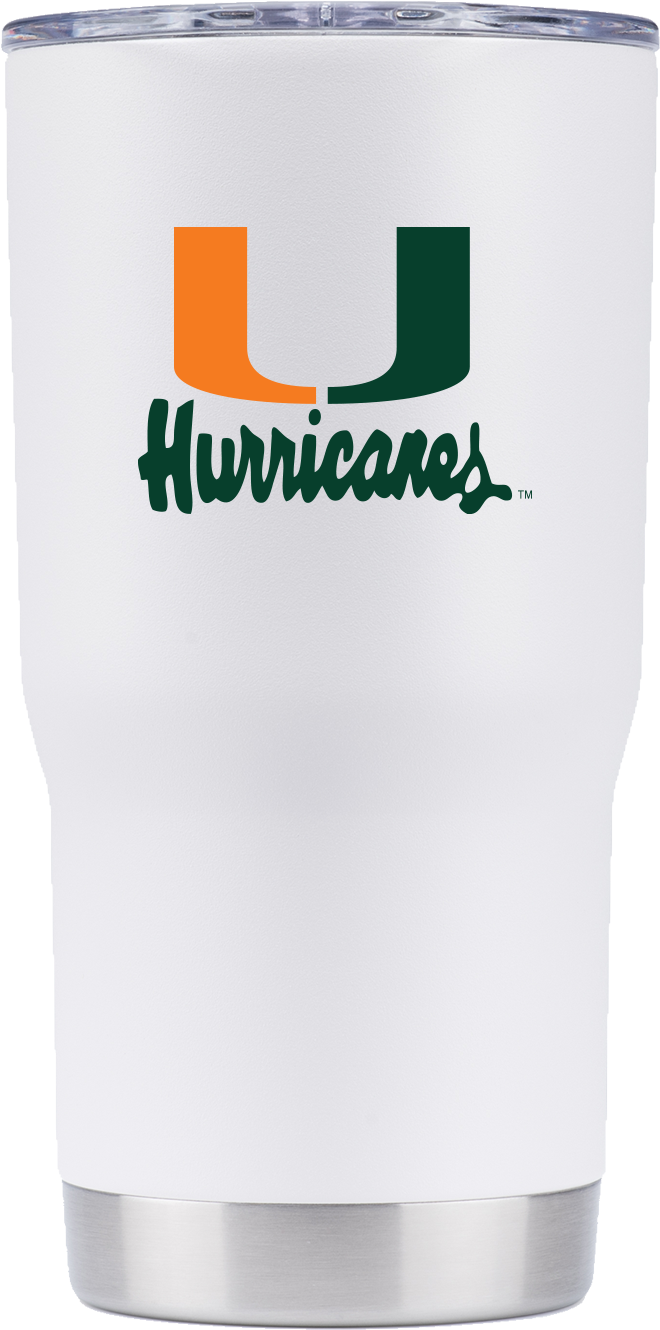 Miami 20 Oz White Vault " - Miami (585x750), Png Download