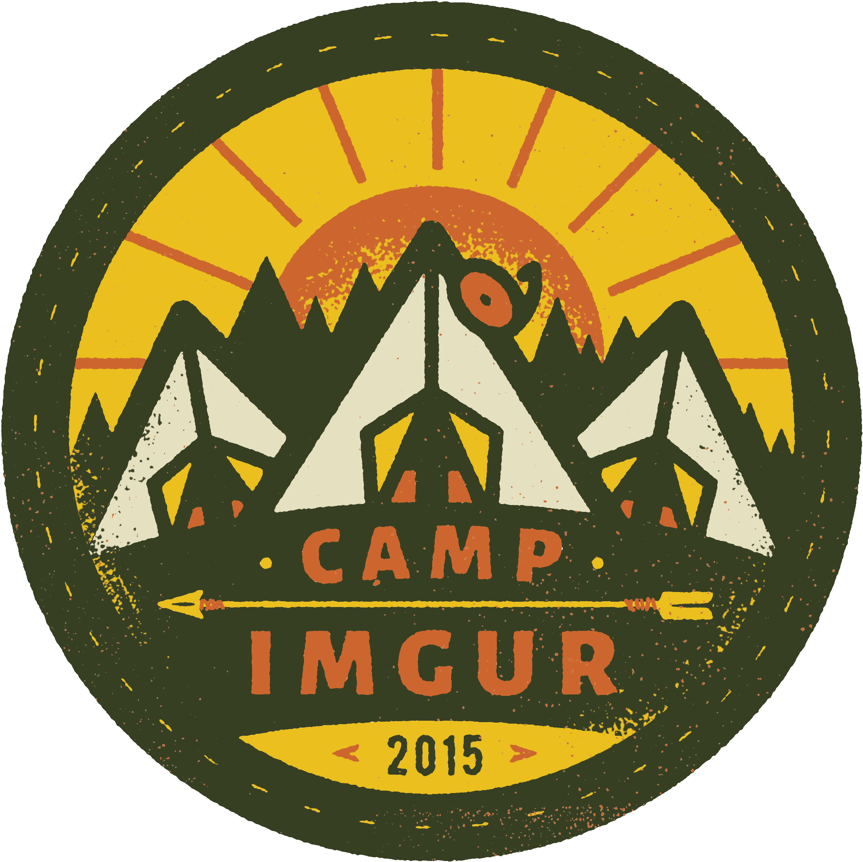 Announcing Camp Imgur - Circle (1776x1783), Png Download